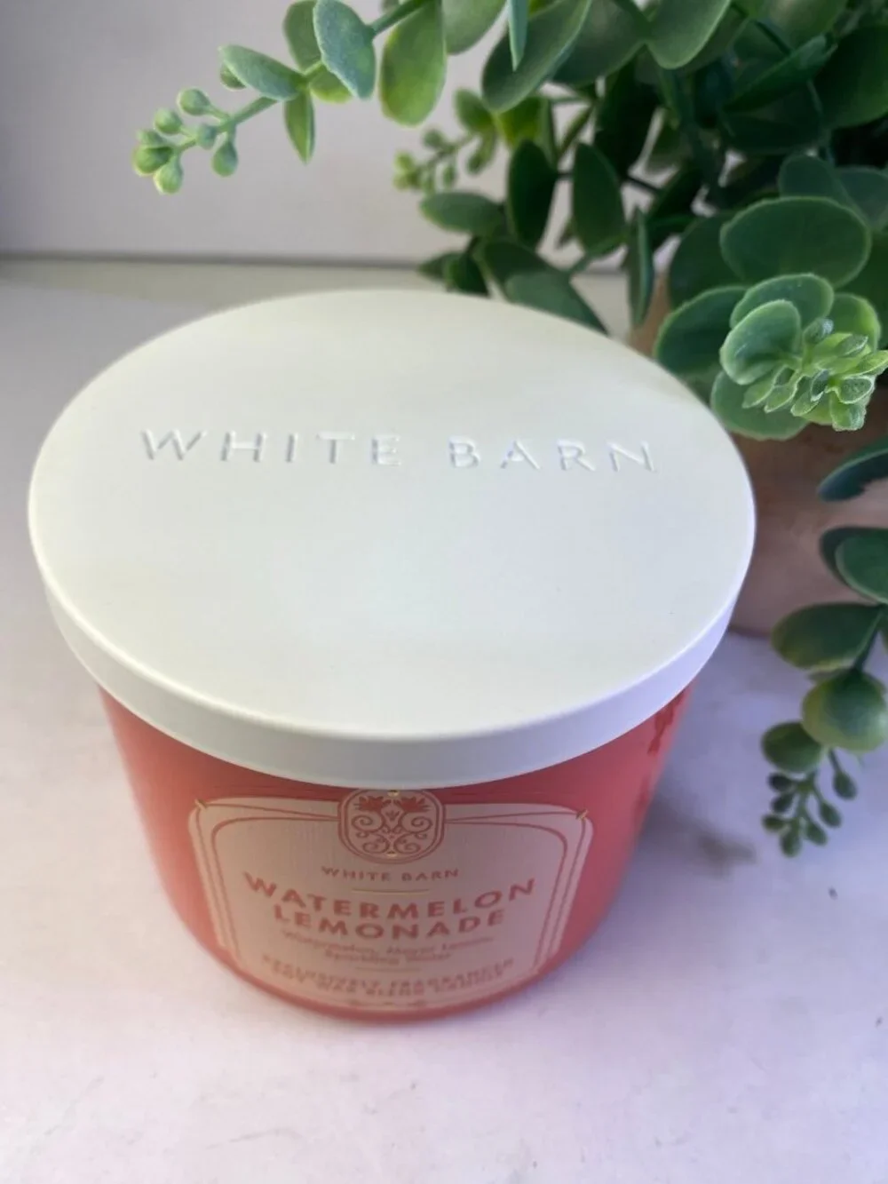 “Watermelon Lemonade” Bath & Body Works NEW 3 Wick Candle